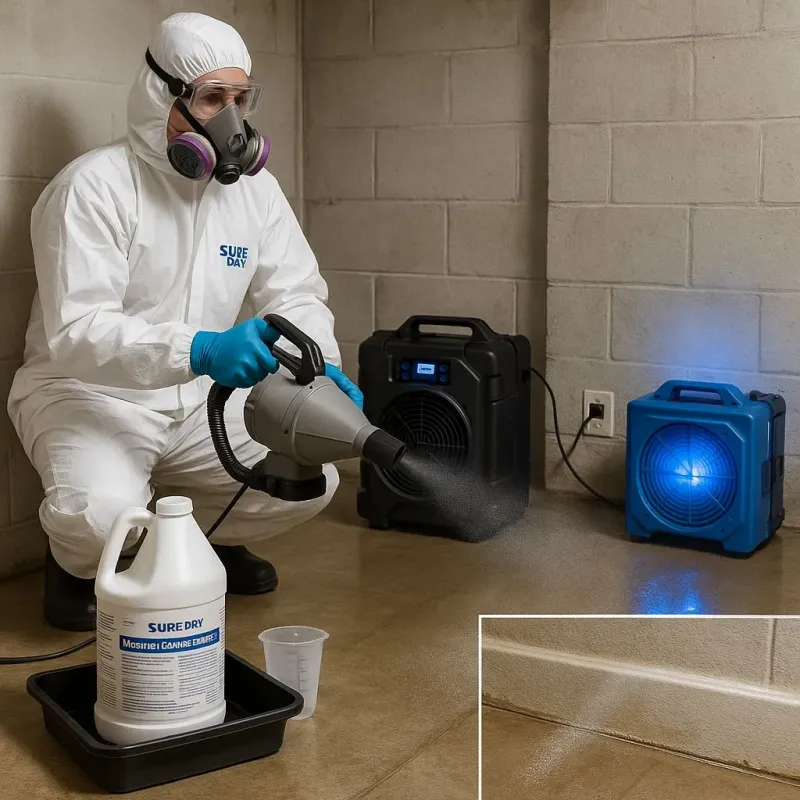 Sanitization and Odor Removal process in Vergennes, VT