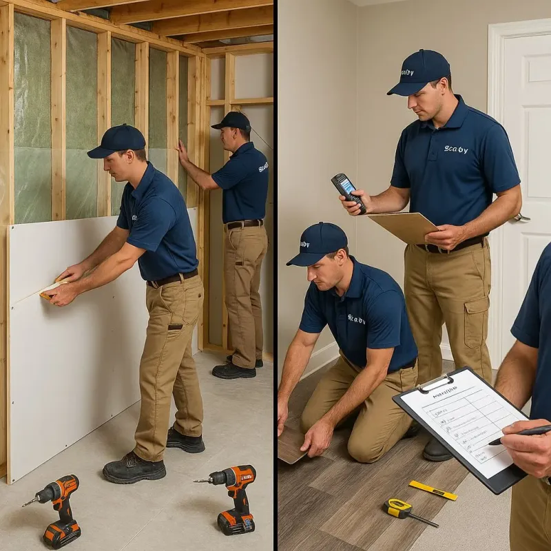 Repairs and Reconstruction process in Vergennes, VT